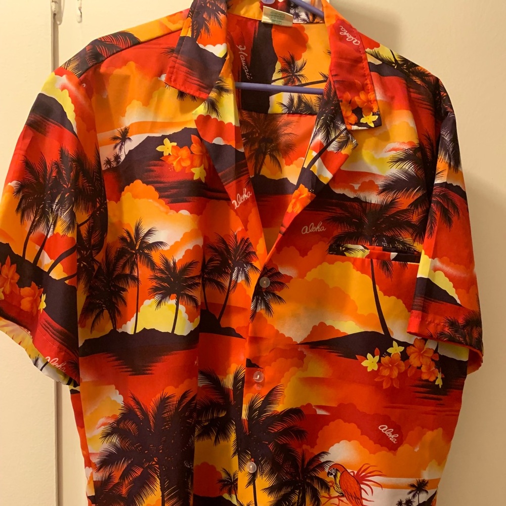 80’s Hawaiian Shirt XL
